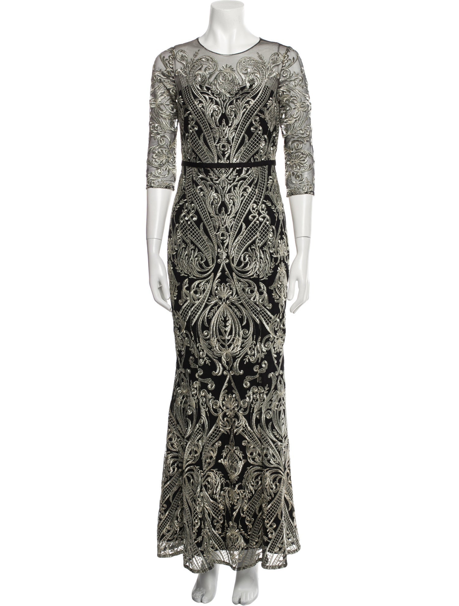 Marchesa Notte Nylon Long Dress