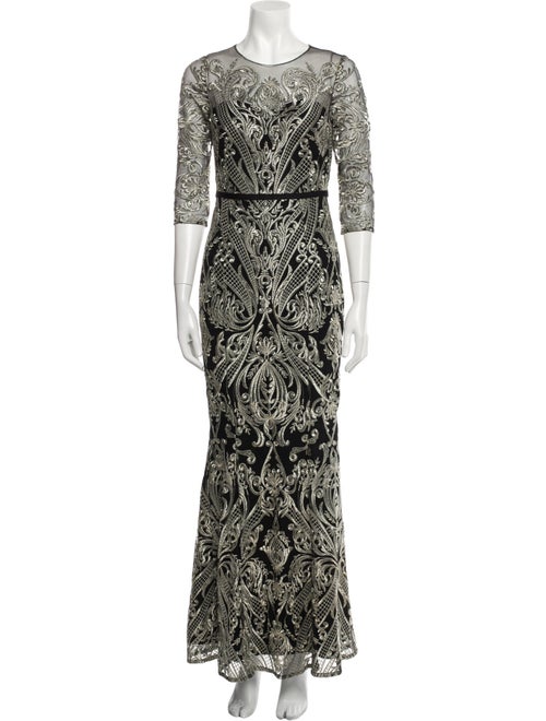 Marchesa Notte Nylon Long Dress