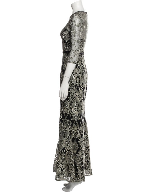 Marchesa Notte Nylon Long Dress