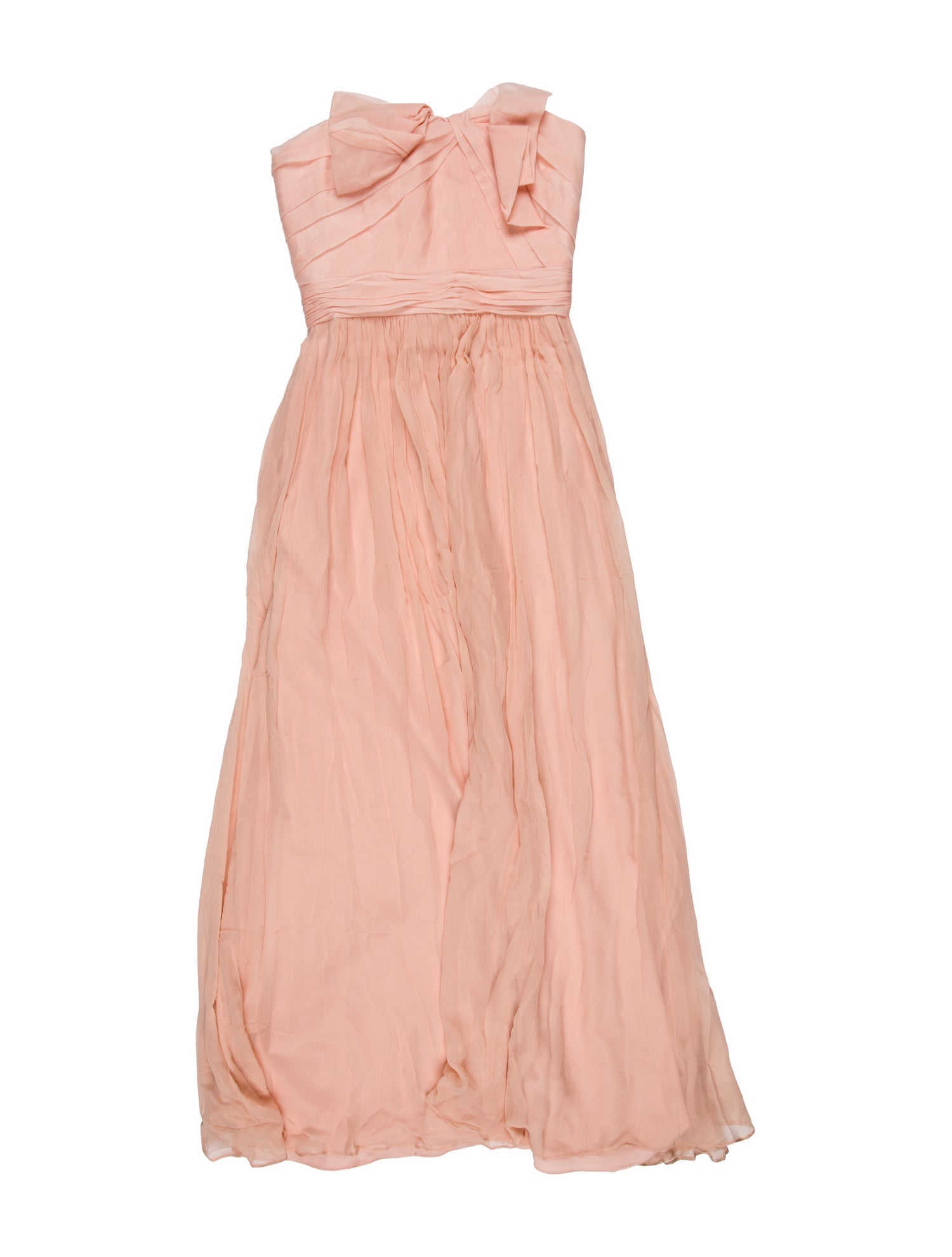 Marchesa Notte Strapless Long Dress