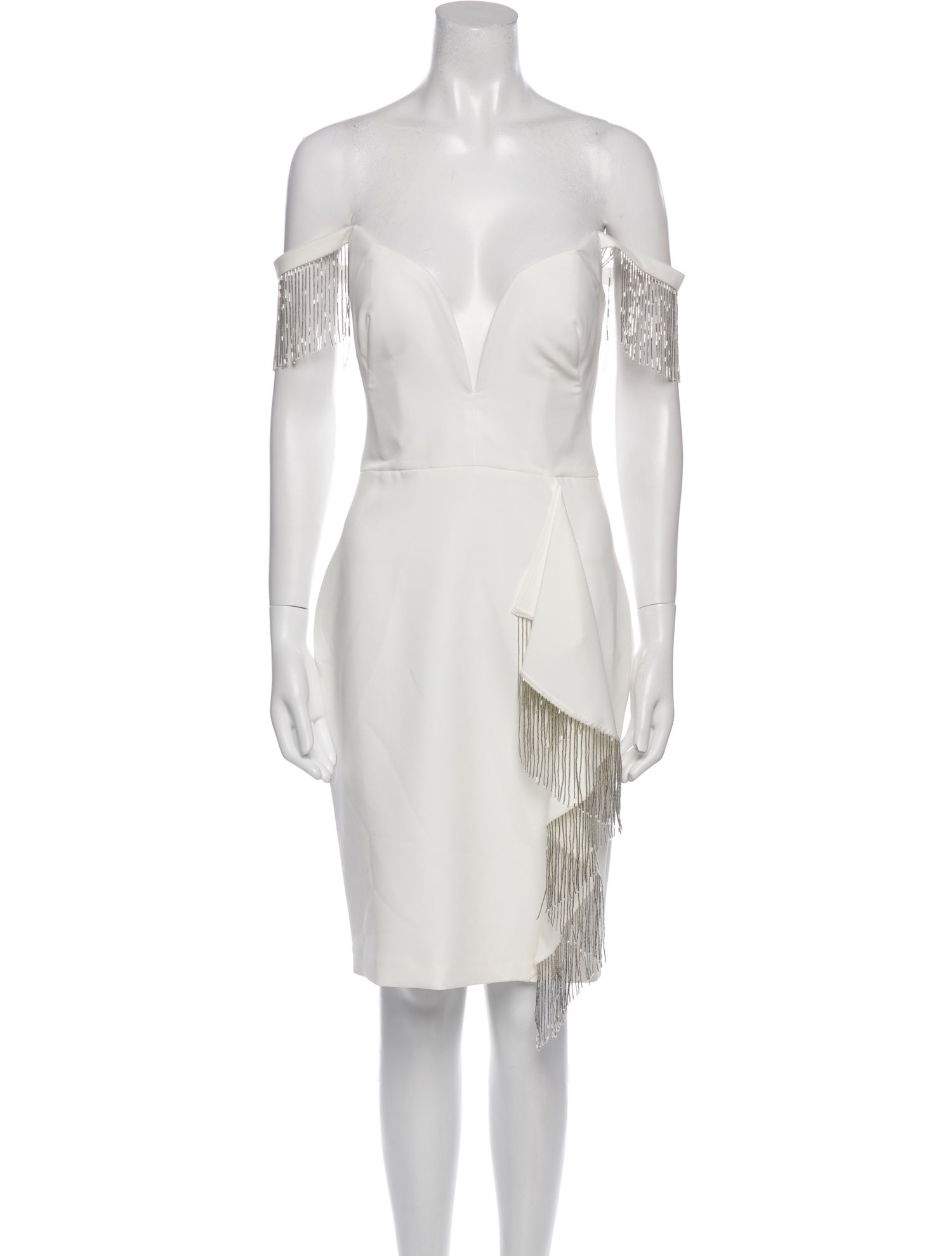 Marchesa Notte Off-The-Shoulder Mini Dress