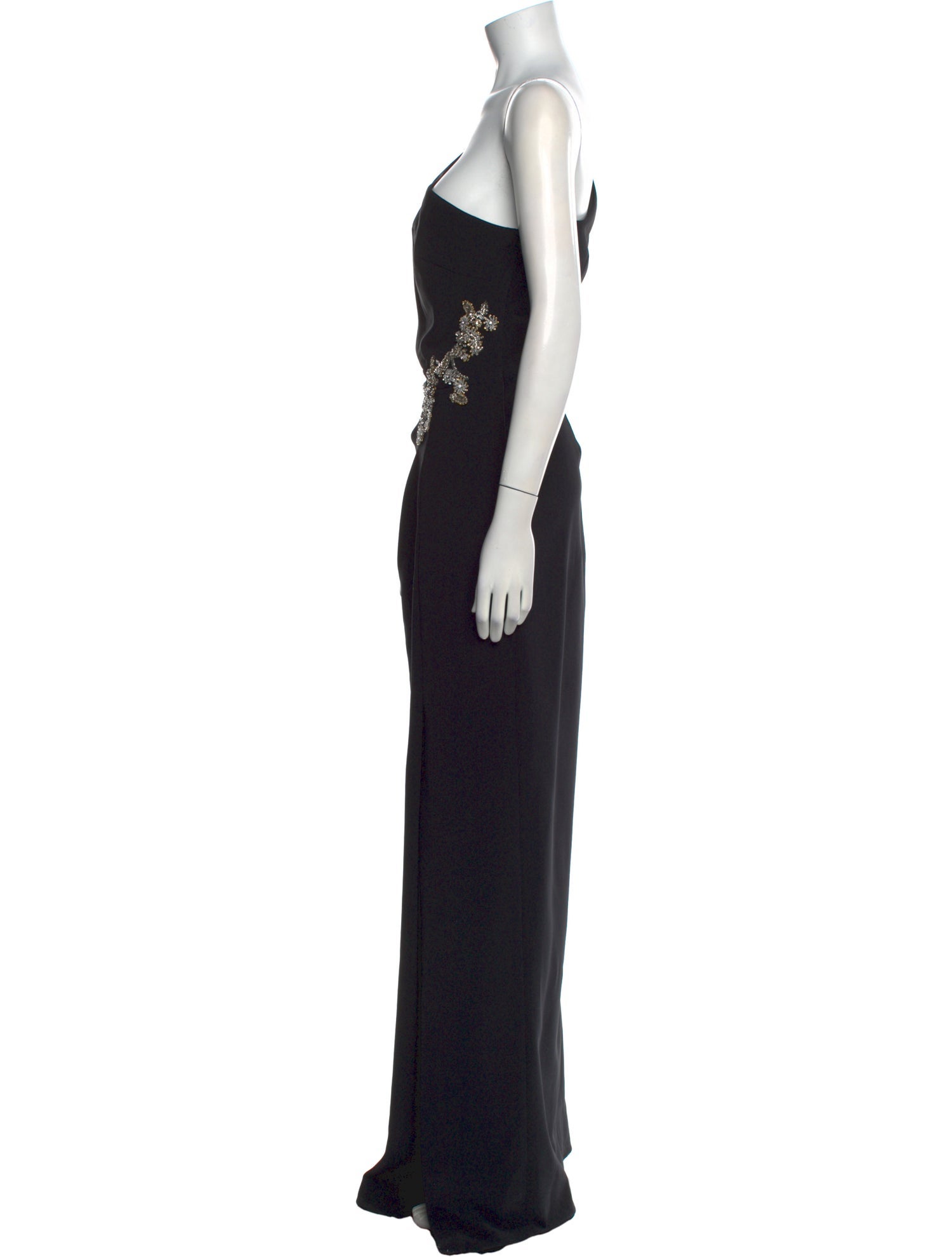 Marchesa Notte One-Shoulder Long Dress