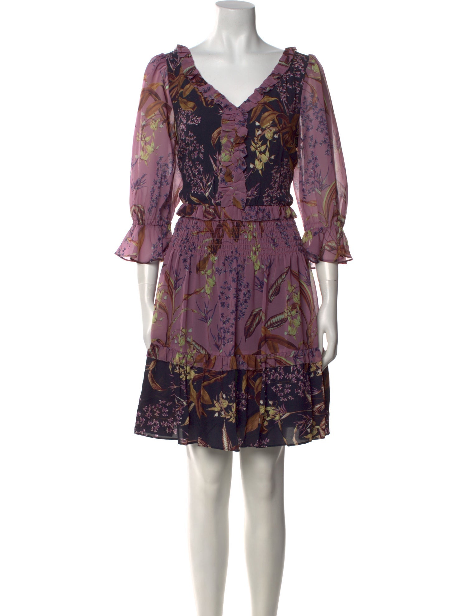 Marchesa Notte Nylon Mini Dress