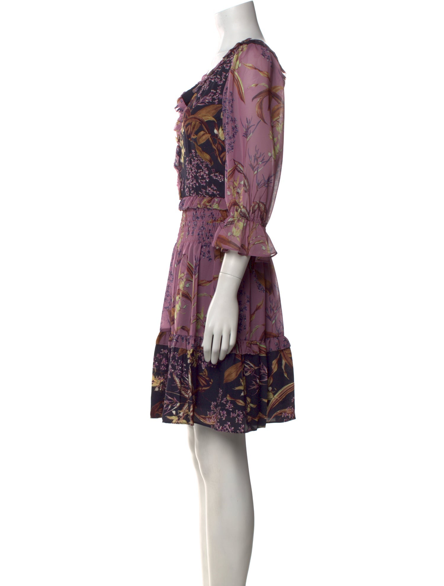 Marchesa Notte Nylon Mini Dress