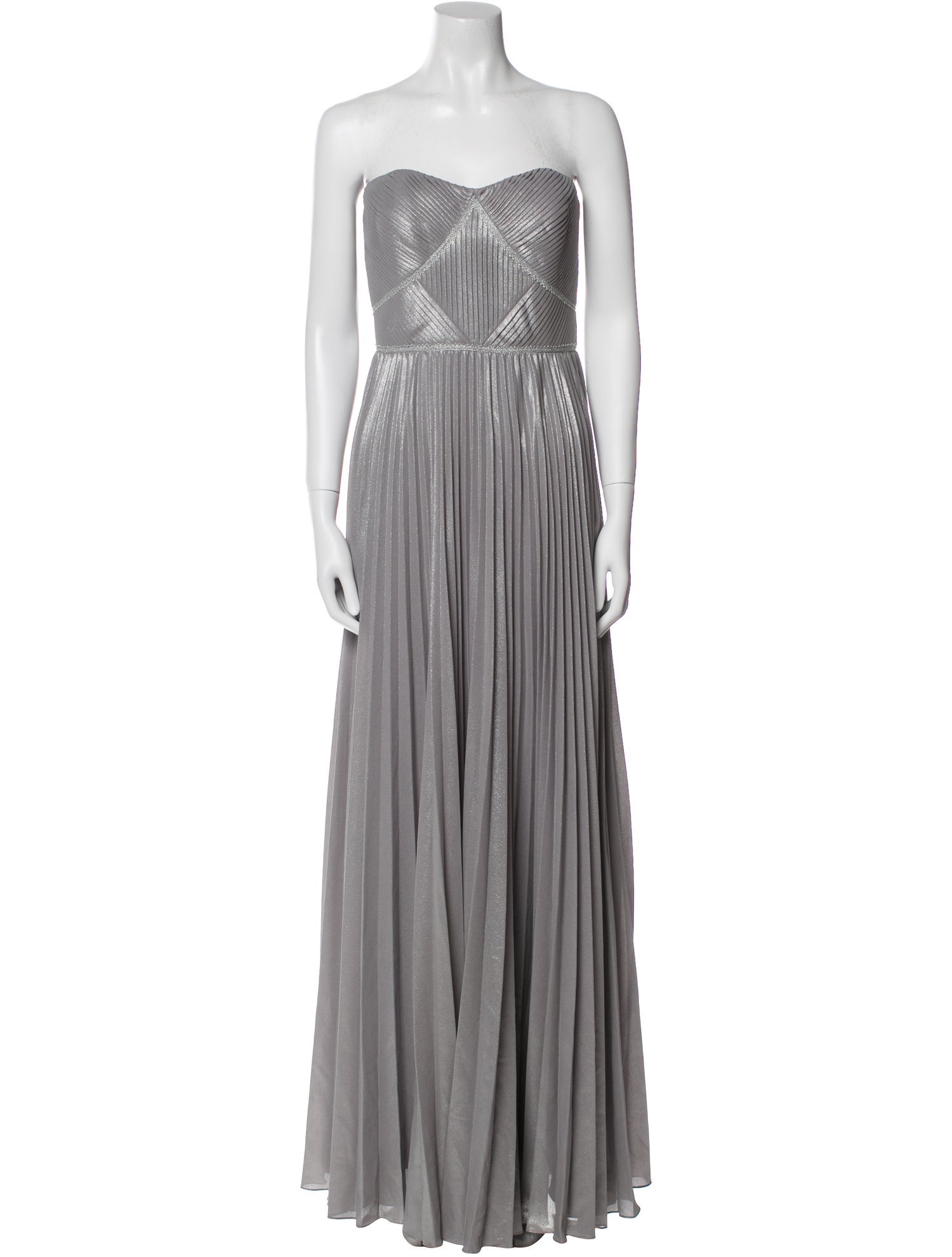 Marchesa Notte Strapless Long Dress