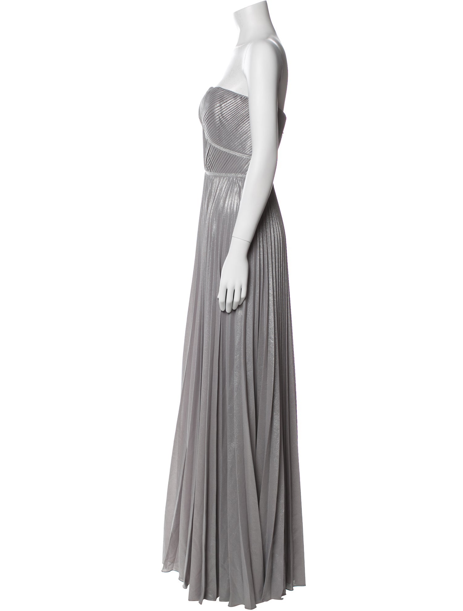 Marchesa Notte Strapless Long Dress