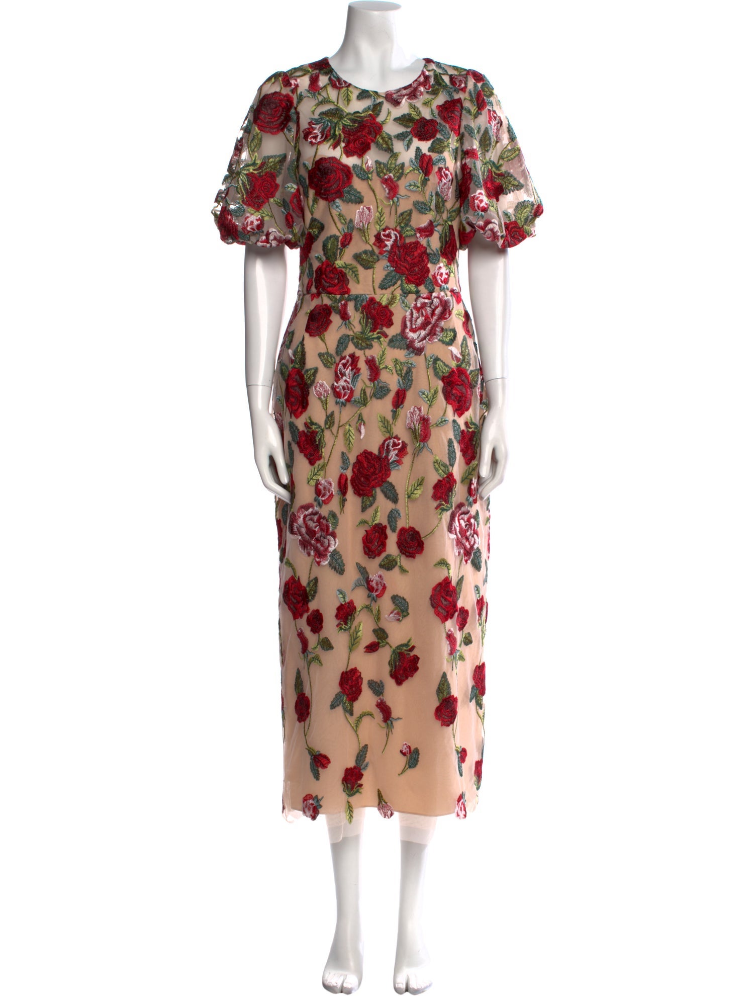 Marchesa Notte Nylon Long Dress