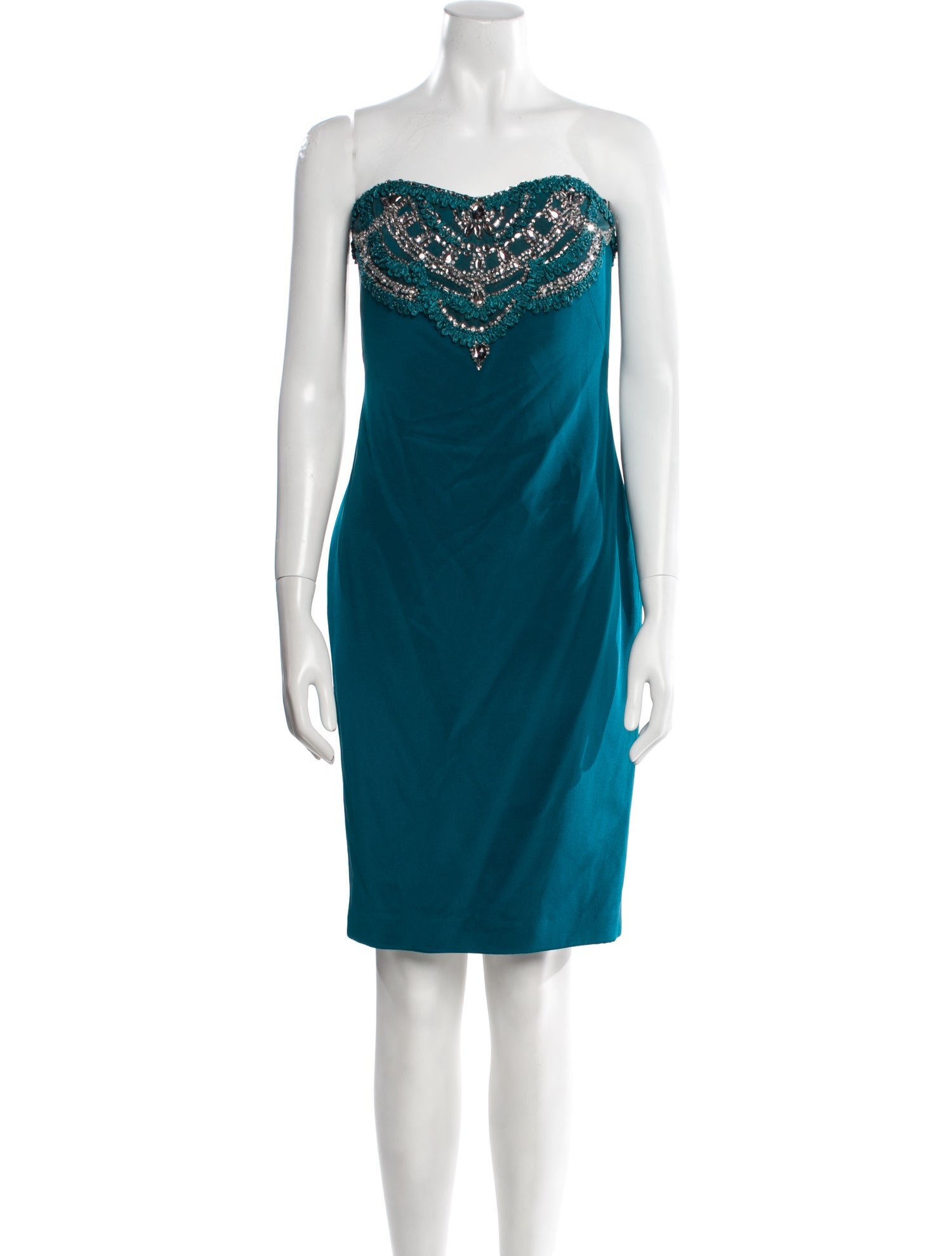 Marchesa Notte Silk Mini Dress