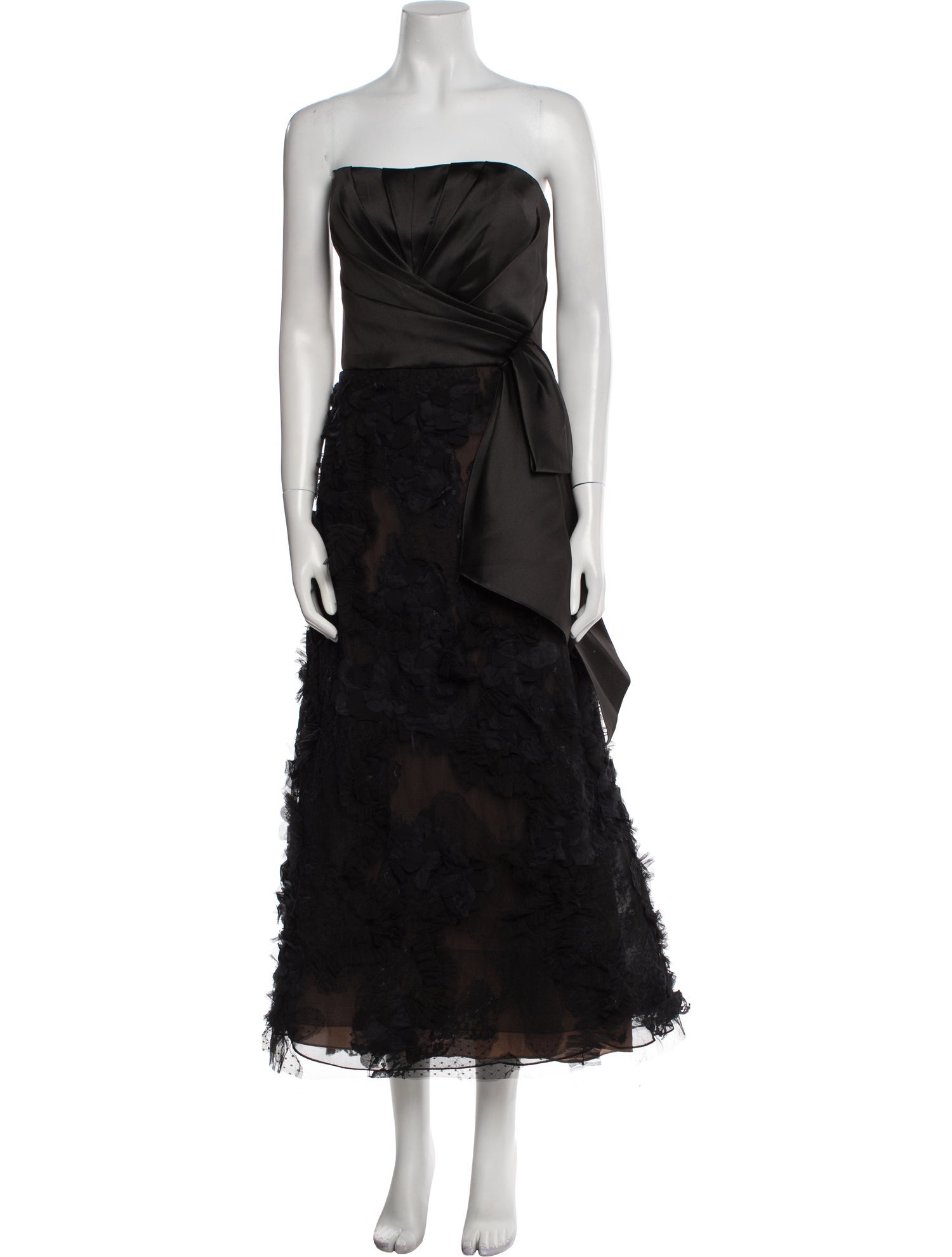 Marchesa Notte Strapless Long Dress