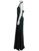 Marchesa Notte Halterneck Long Dress