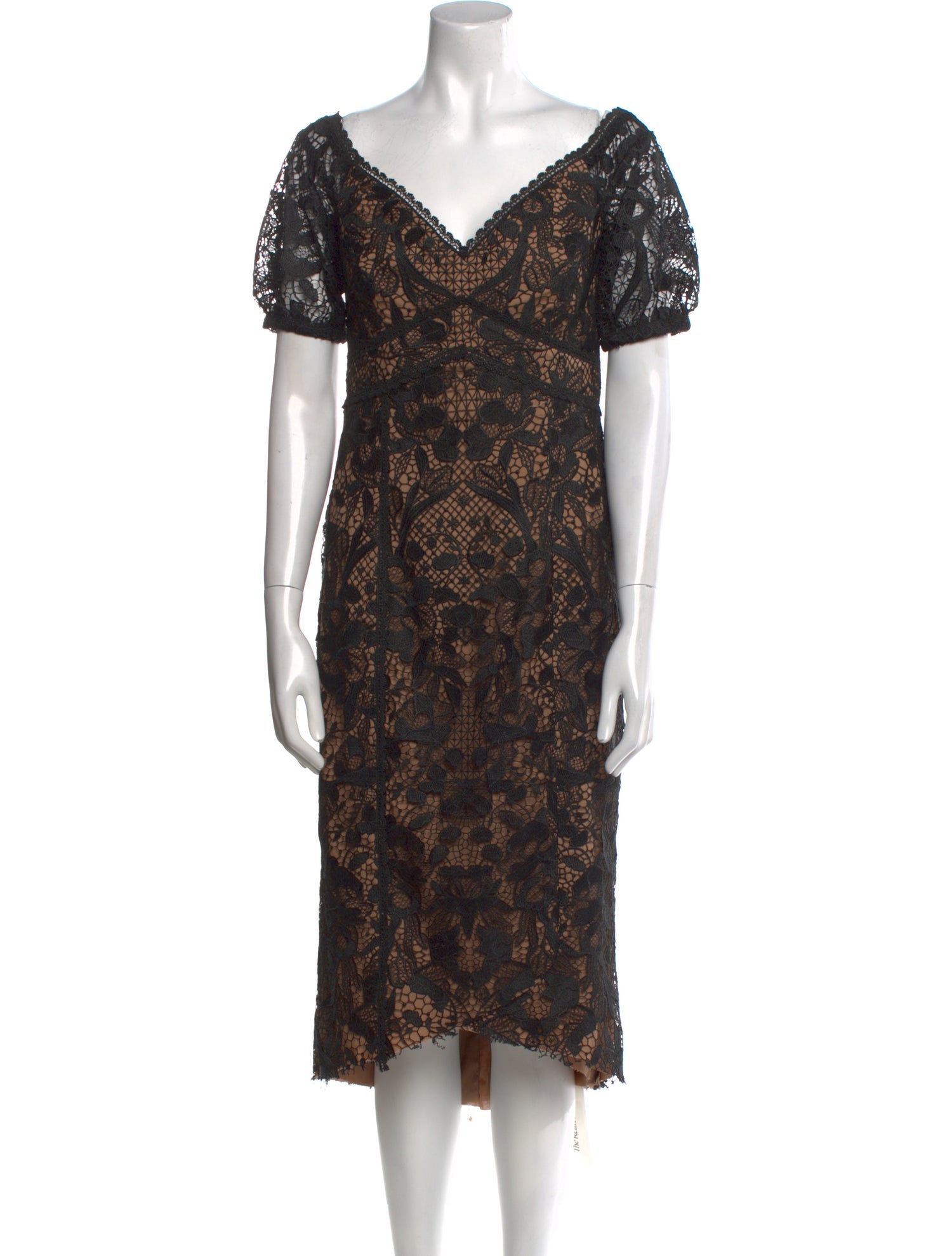 Marchesa Notte Nylon Knee-Length Dress