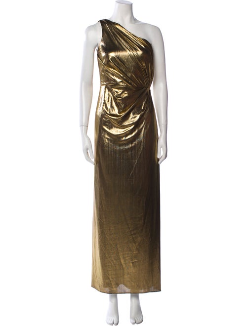 Marchesa Notte One-Shoulder Long Dress