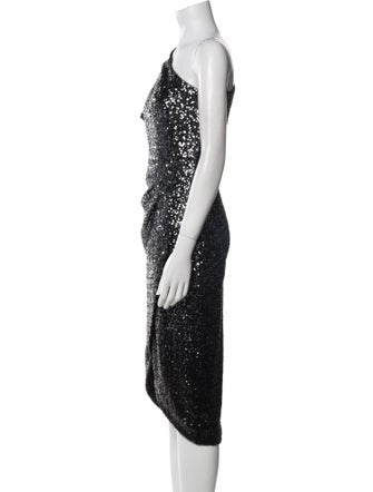 Marchesa Notte Nylon Midi Length Dress
