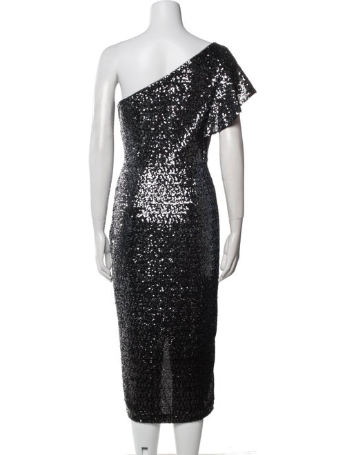 Marchesa Notte Nylon Midi Length Dress