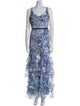 Marchesa Notte Nylon Long Dress