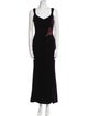 Marchesa Notte Square Neckline Long Dress