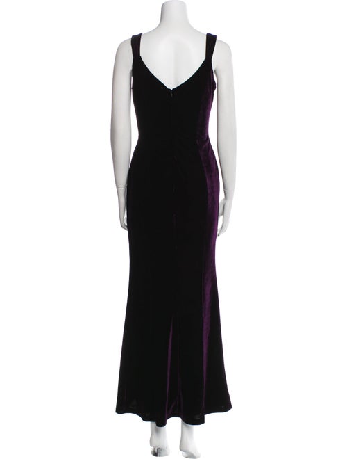 Marchesa Notte Square Neckline Long Dress