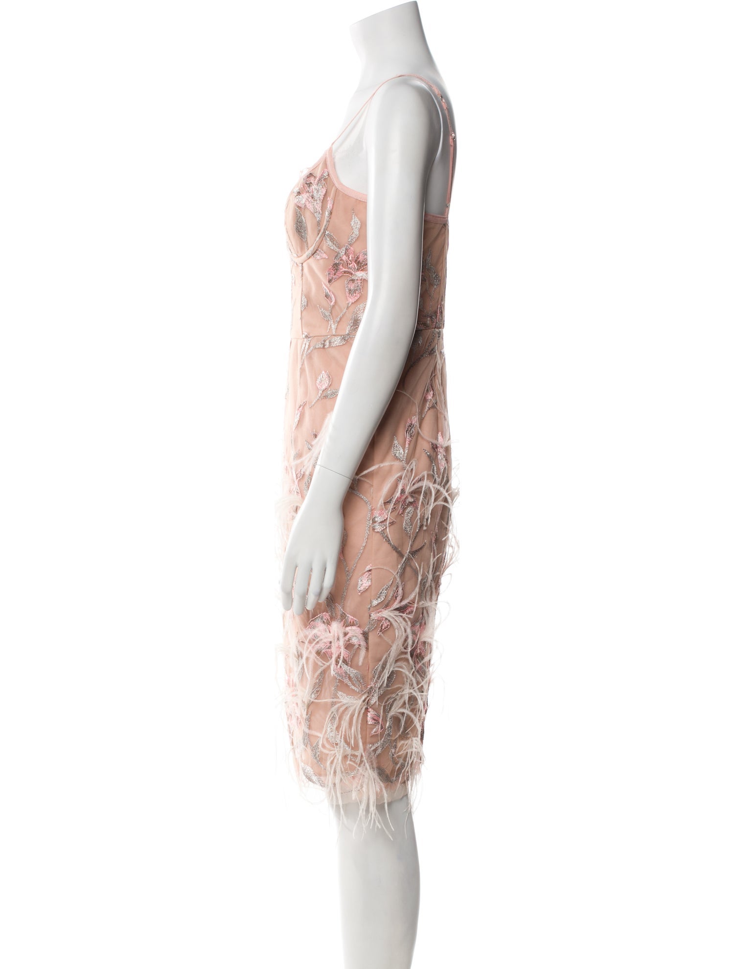 Marchesa Notte Nylon Knee-Length Dress