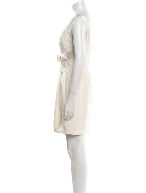 Marchesa Notte Silk Mini Dress