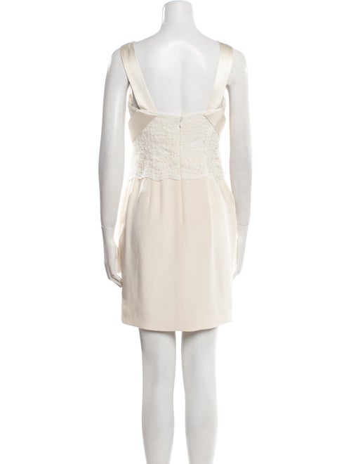 Marchesa Notte Silk Mini Dress