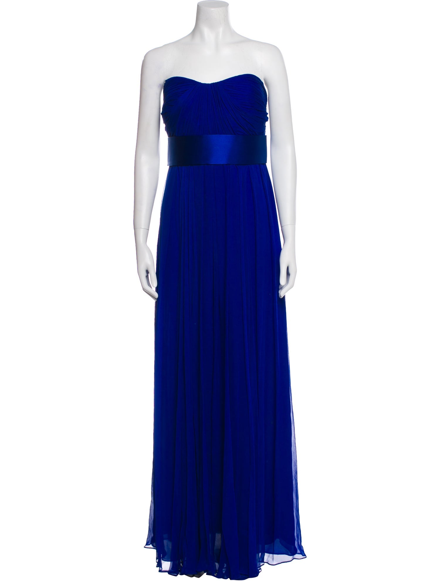 Marchesa Notte Silk Long Dress