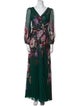 Marchesa Notte Printed Long Dress