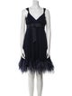 Marchesa Notte Silk Mini Dress