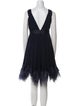 Marchesa Notte Silk Mini Dress