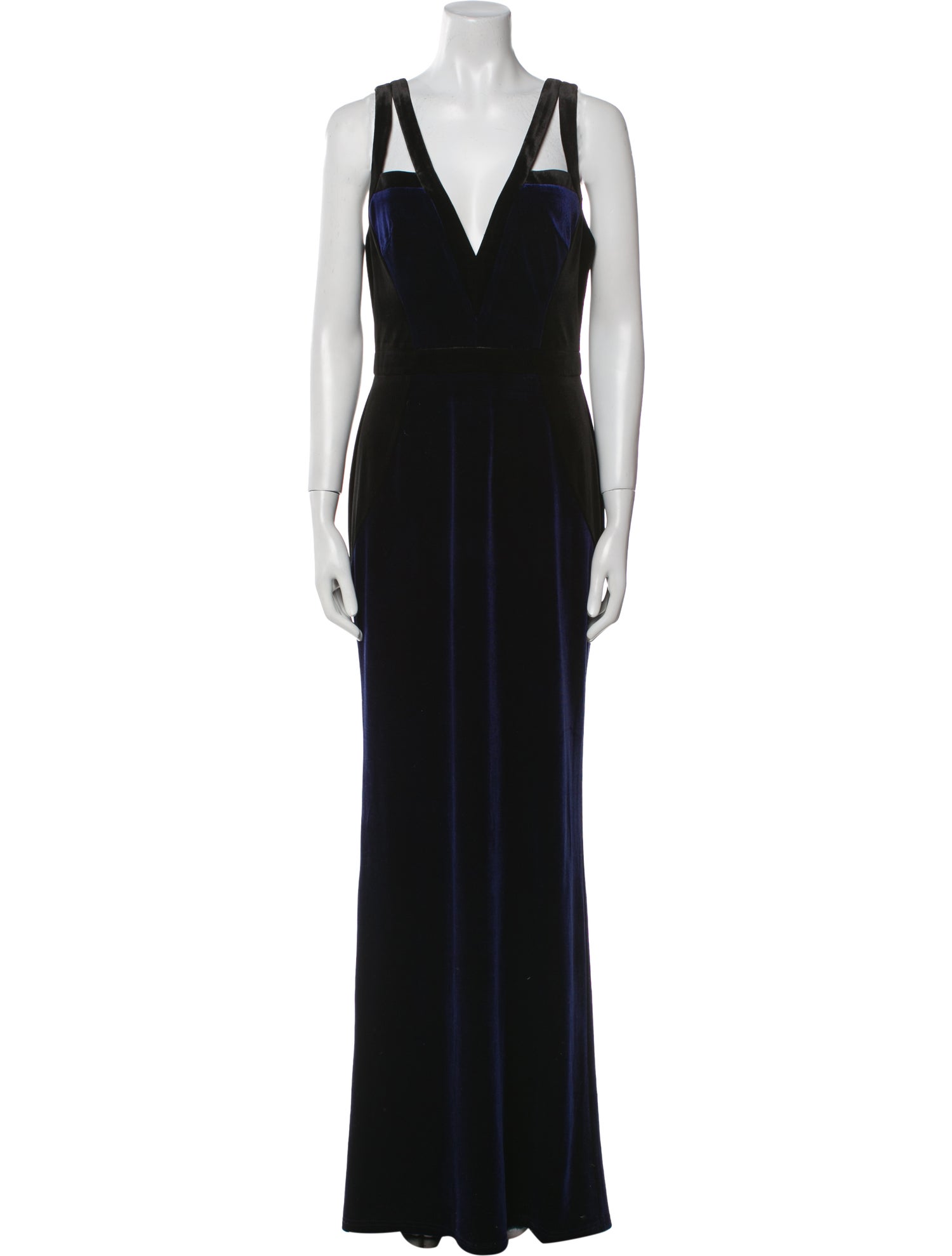 Marchesa Notte V-Neck Long Dress w/ Tags