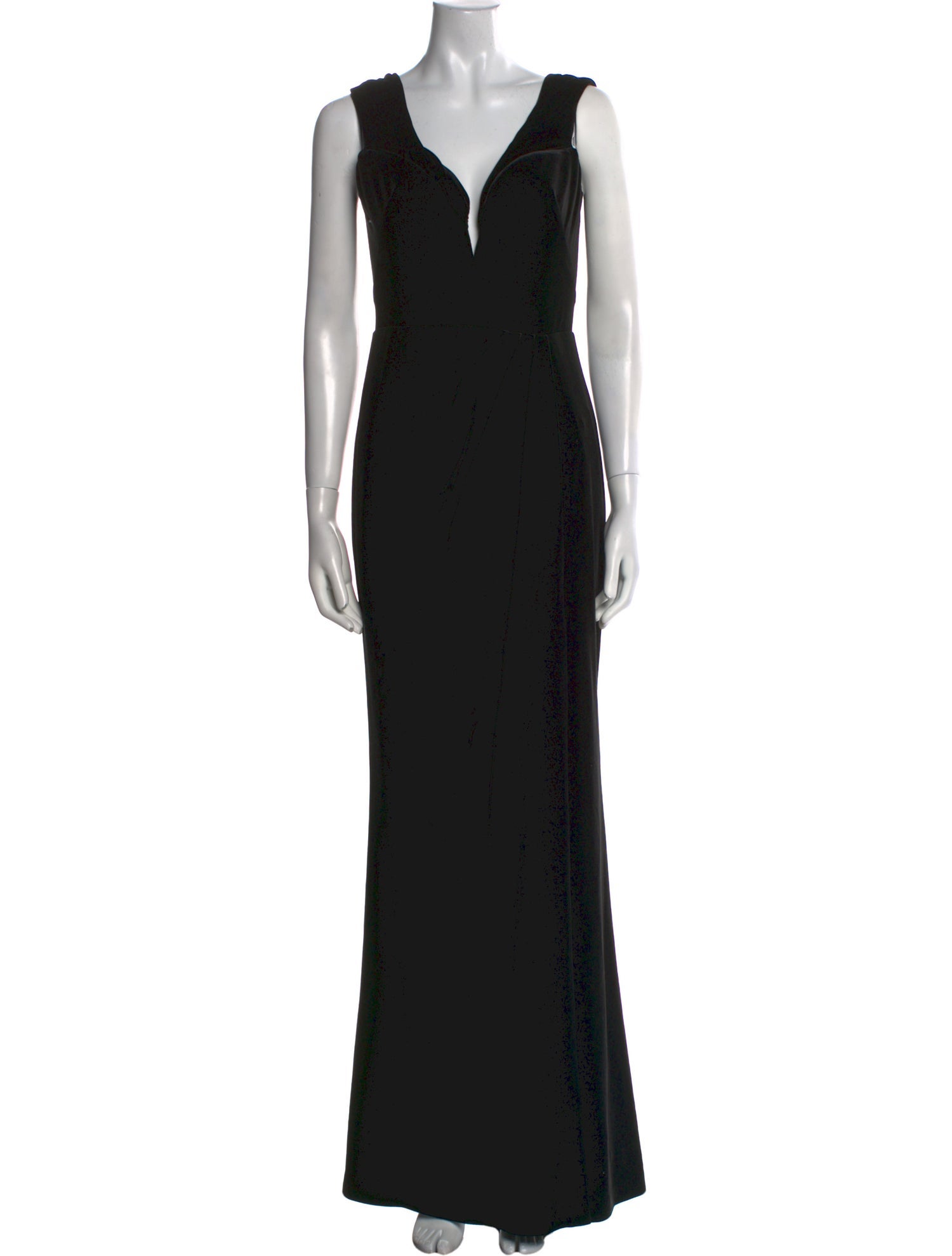 Marchesa Notte V-Neck Long Dress