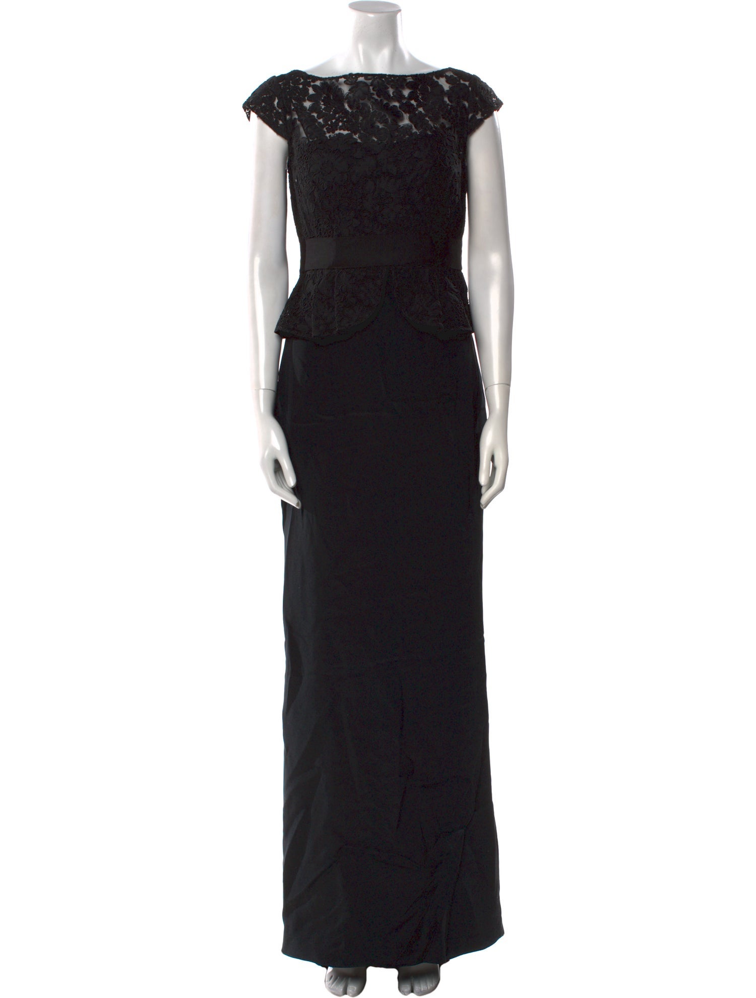 Marchesa Notte Silk Long Dress