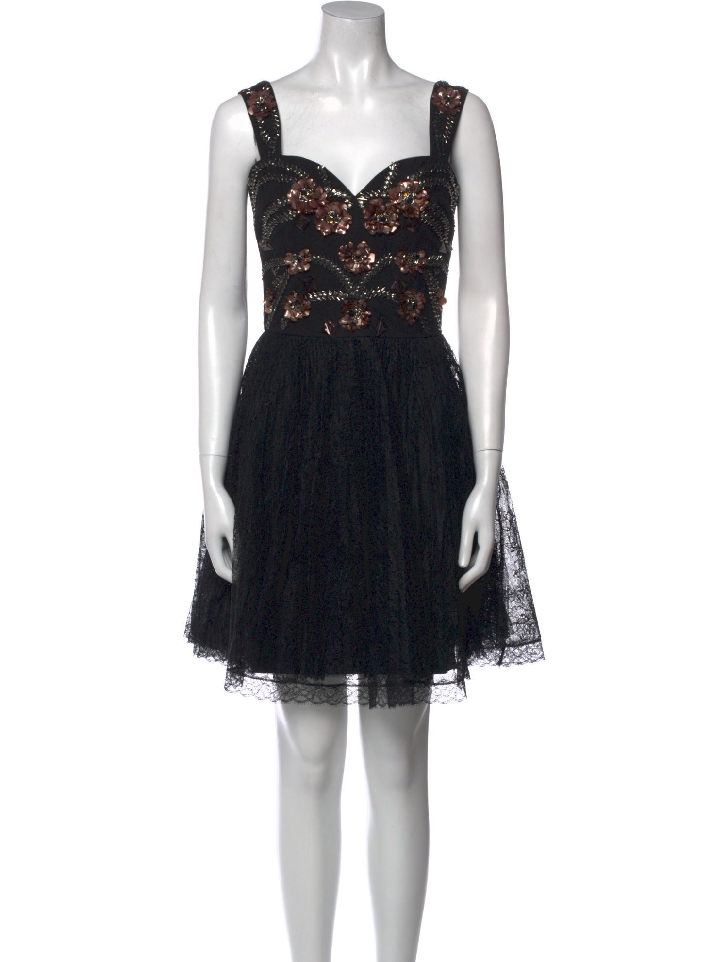 Marchesa Notte Nylon Mini Dress