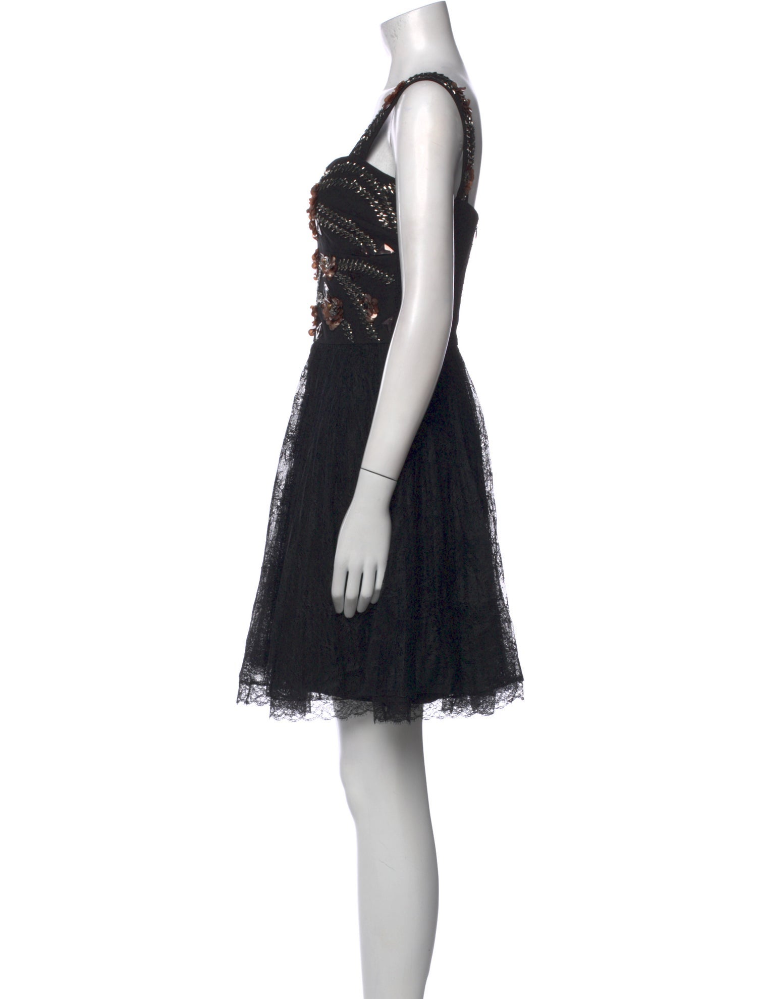 Marchesa Notte Nylon Mini Dress