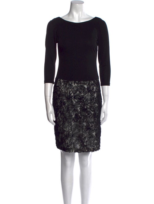 Marchesa Notte Printed Mini Dress