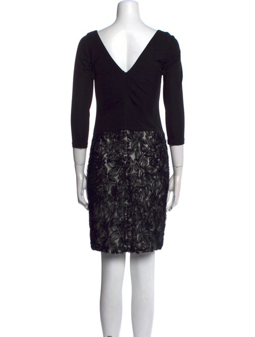 Marchesa Notte Printed Mini Dress