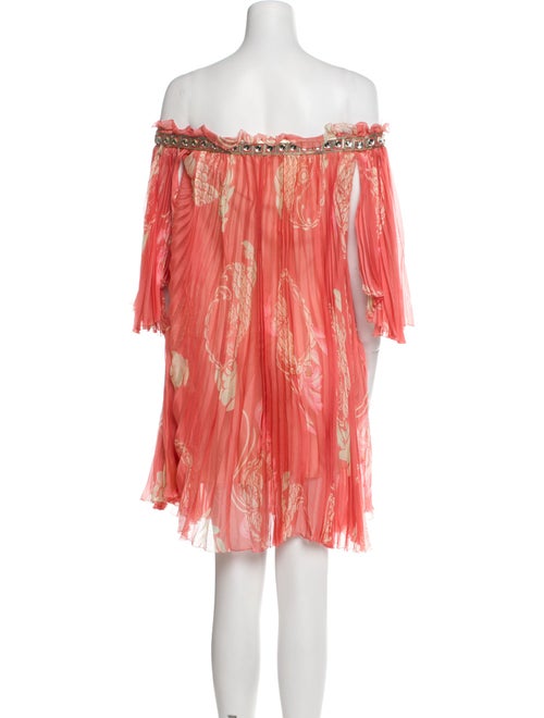 Marchesa Notte Silk Mini Dress