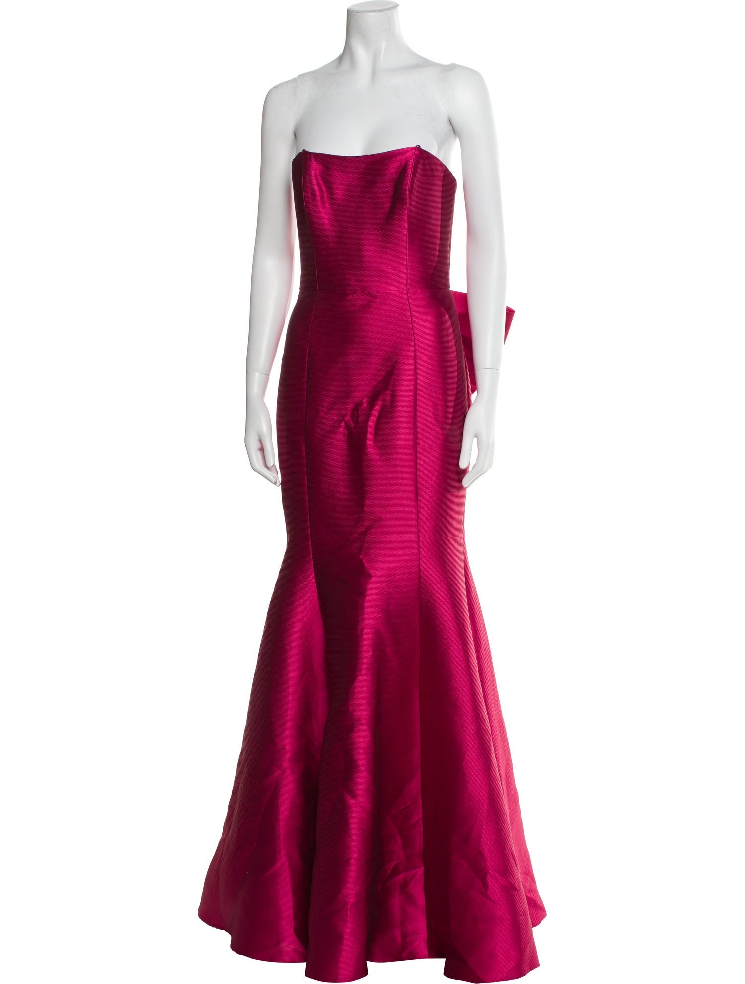 Marchesa Notte Strapless Long Dress