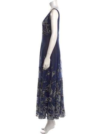 Marchesa Notte Nylon Long Dress