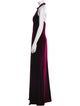 Marchesa Notte Halterneck Long Dress