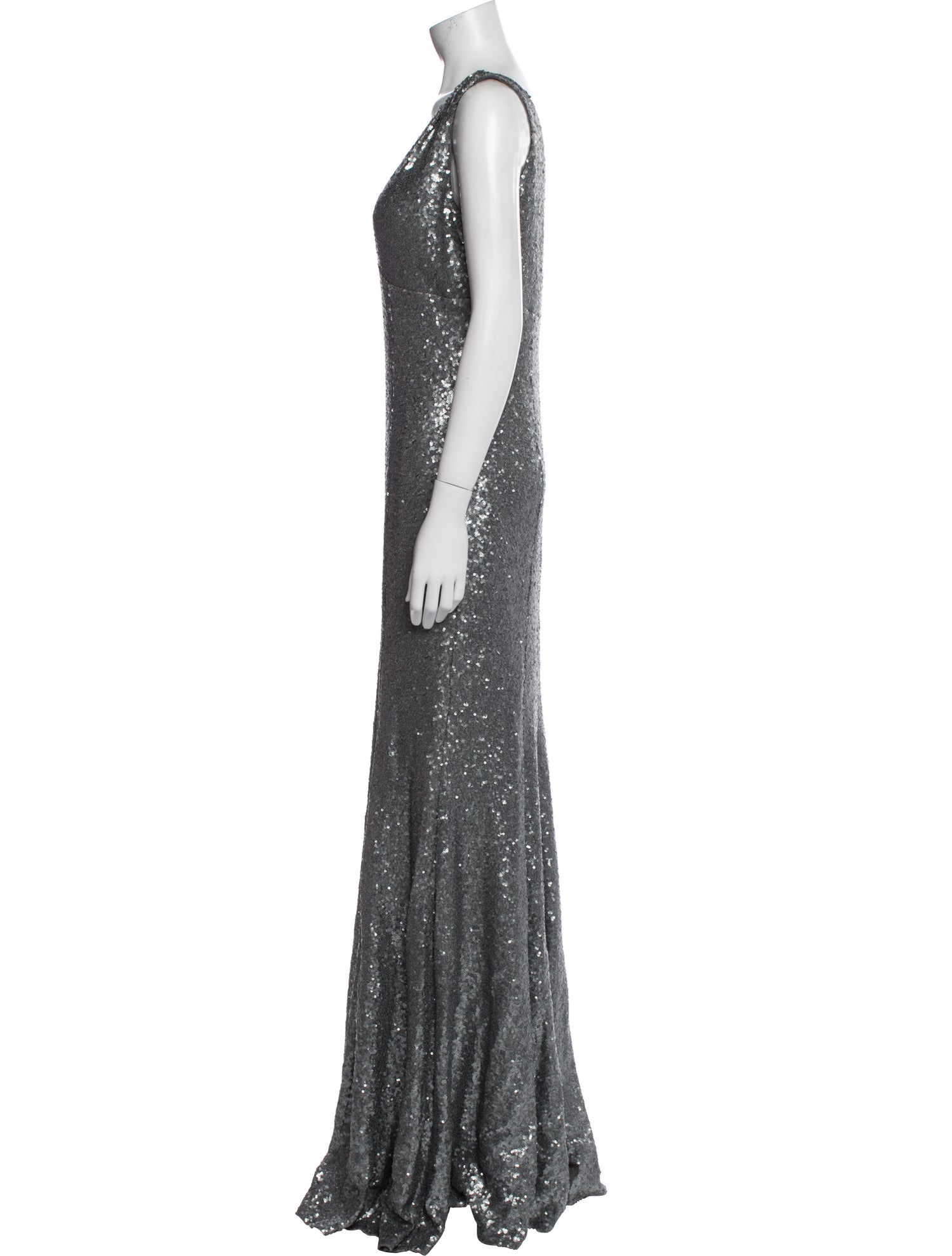 Marchesa Notte V-Neck Long Dress w/ Tags