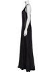 Marchesa Notte V-Neck Long Dress