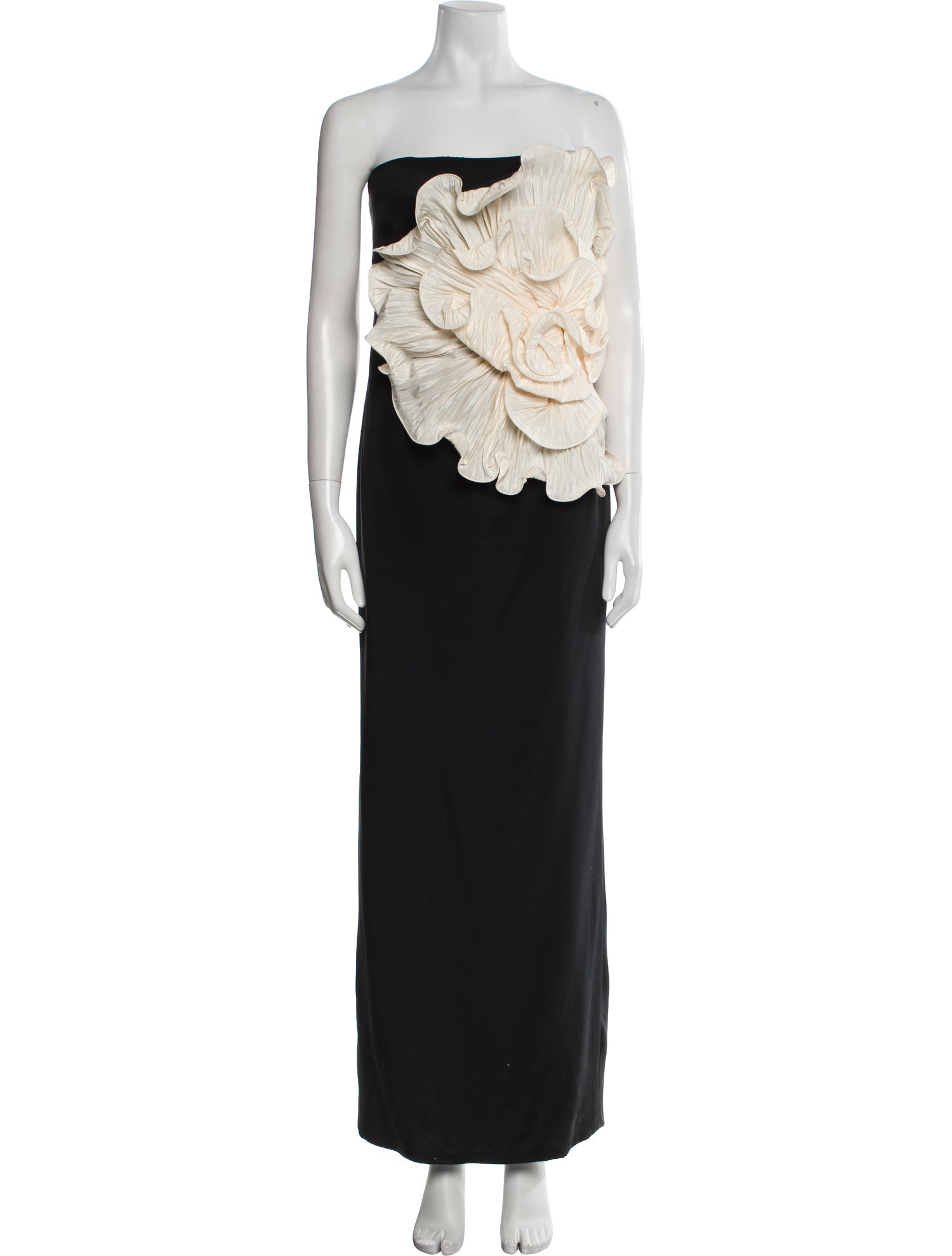 Marchesa Notte Silk Long Dress