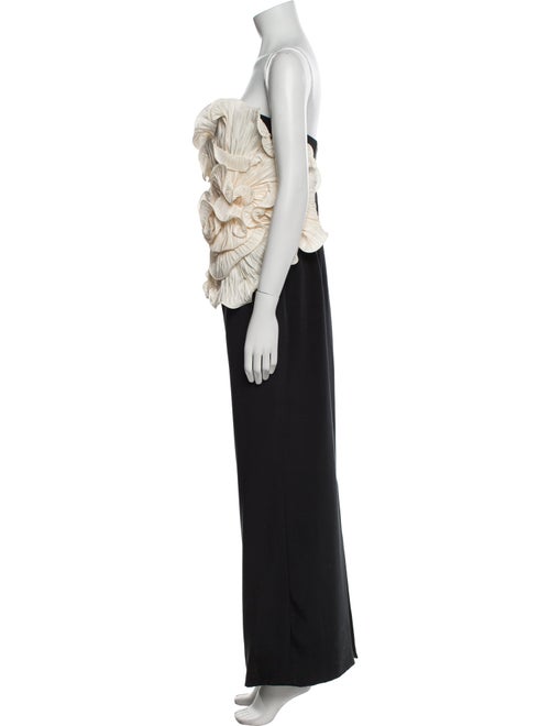 Marchesa Notte Silk Long Dress