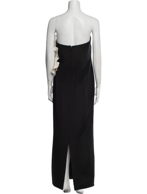 Marchesa Notte Silk Long Dress