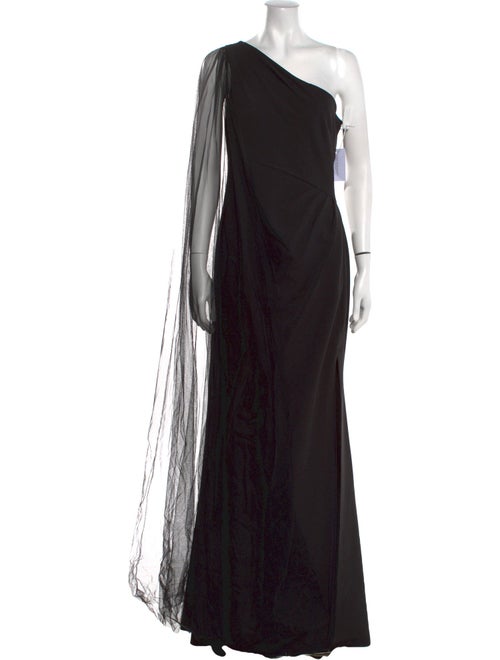 Marchesa Notte One-Shoulder Long Dress
