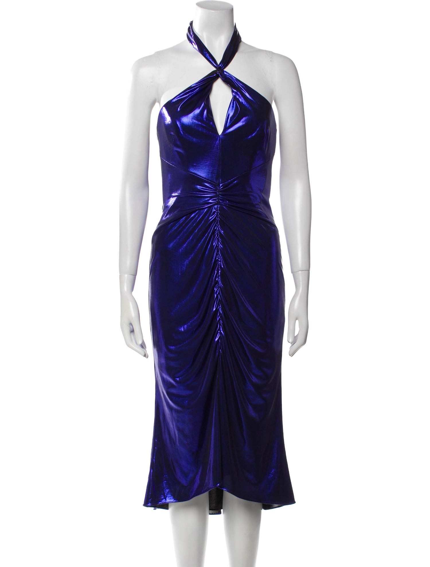 Marchesa Notte Halterneck Long Dress