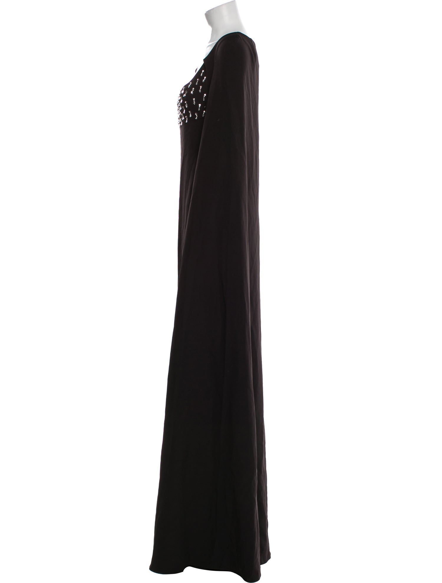 Marchesa Notte Square Neckline Long Dress