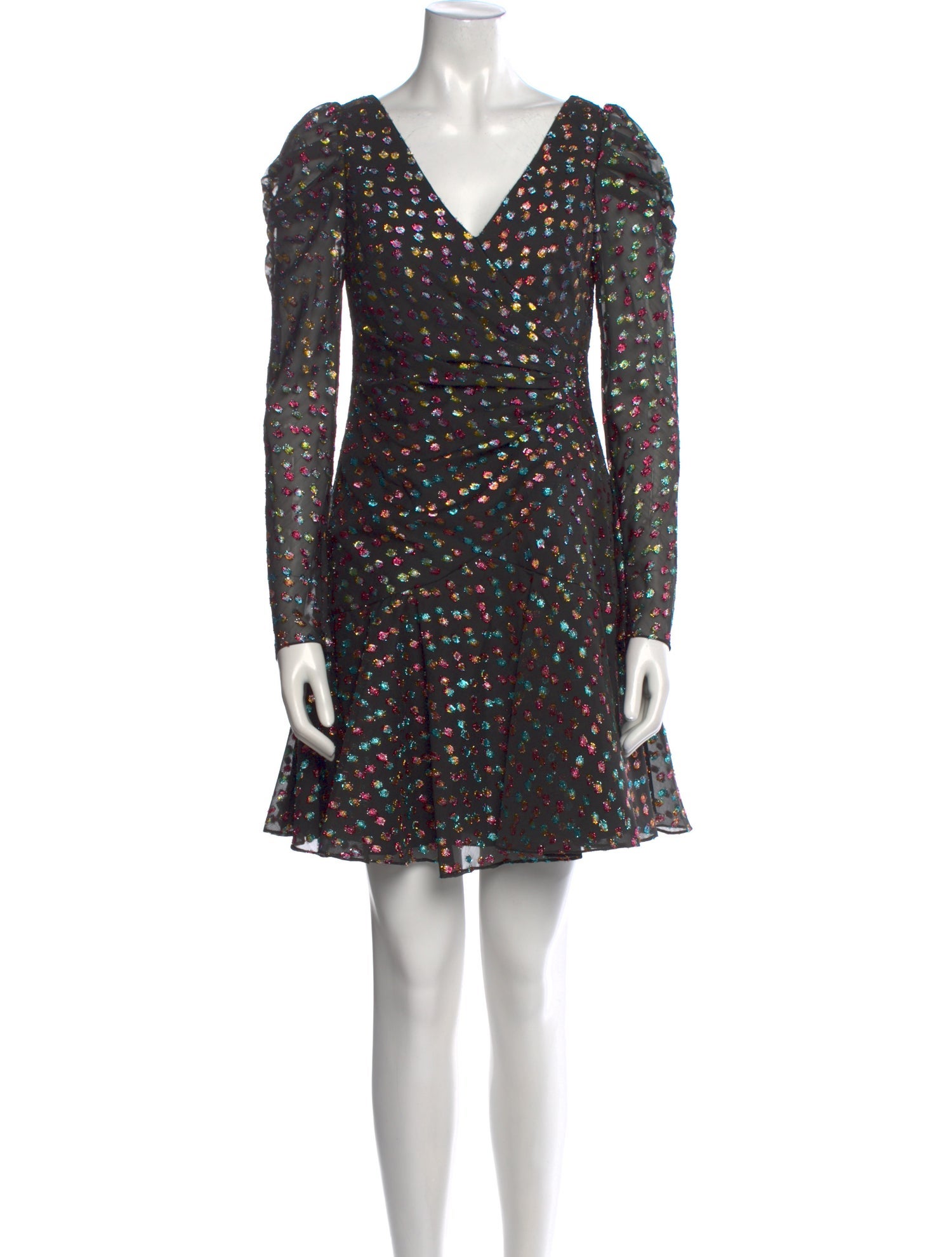 Marchesa Notte Printed Mini Dress w/ Tags