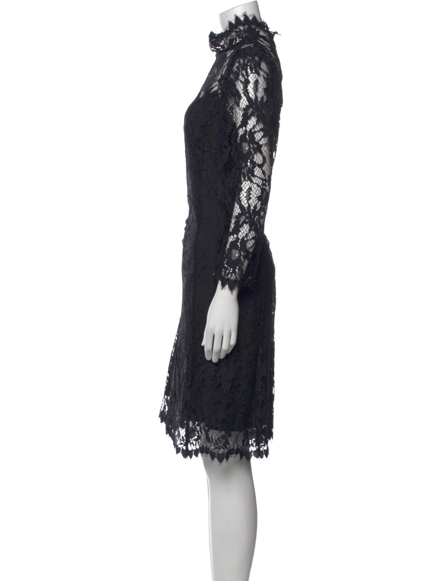 Marchesa Notte Lace Pattern Knee-Length Dress w/ Tags