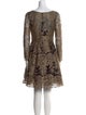 Marchesa Notte Nylon Mini Dress